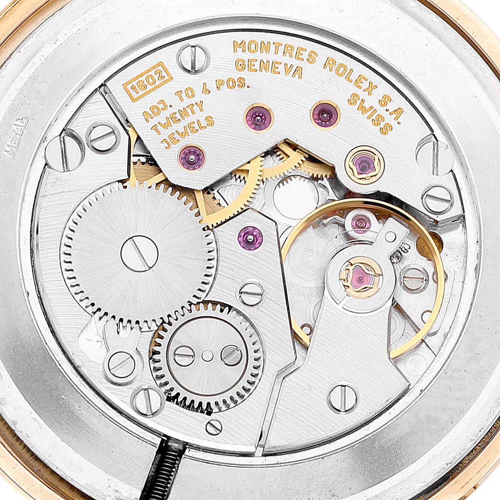 Rolex Cellini Classic 18K Yellow Gold White Roman Dial Mens Watch 5112