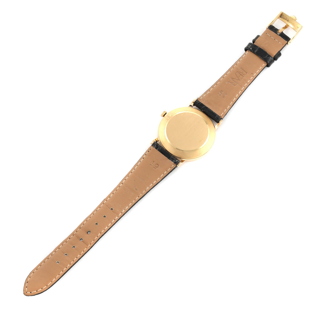 Rolex Cellini Classic 18K Yellow Gold White Roman Dial Mens Watch 5112