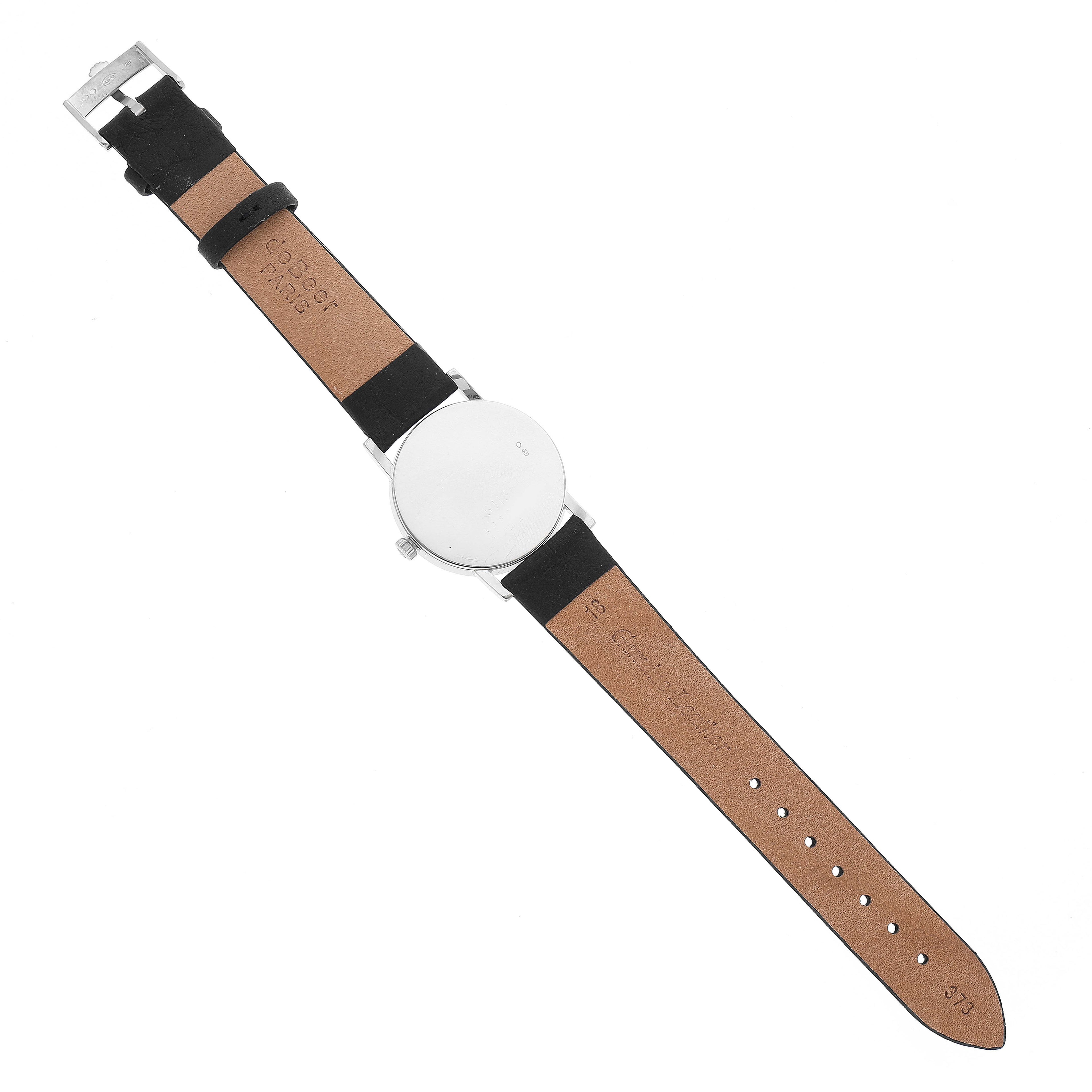 Rolex Cellini Classic White Gold Black Dial Mens Watch 5115