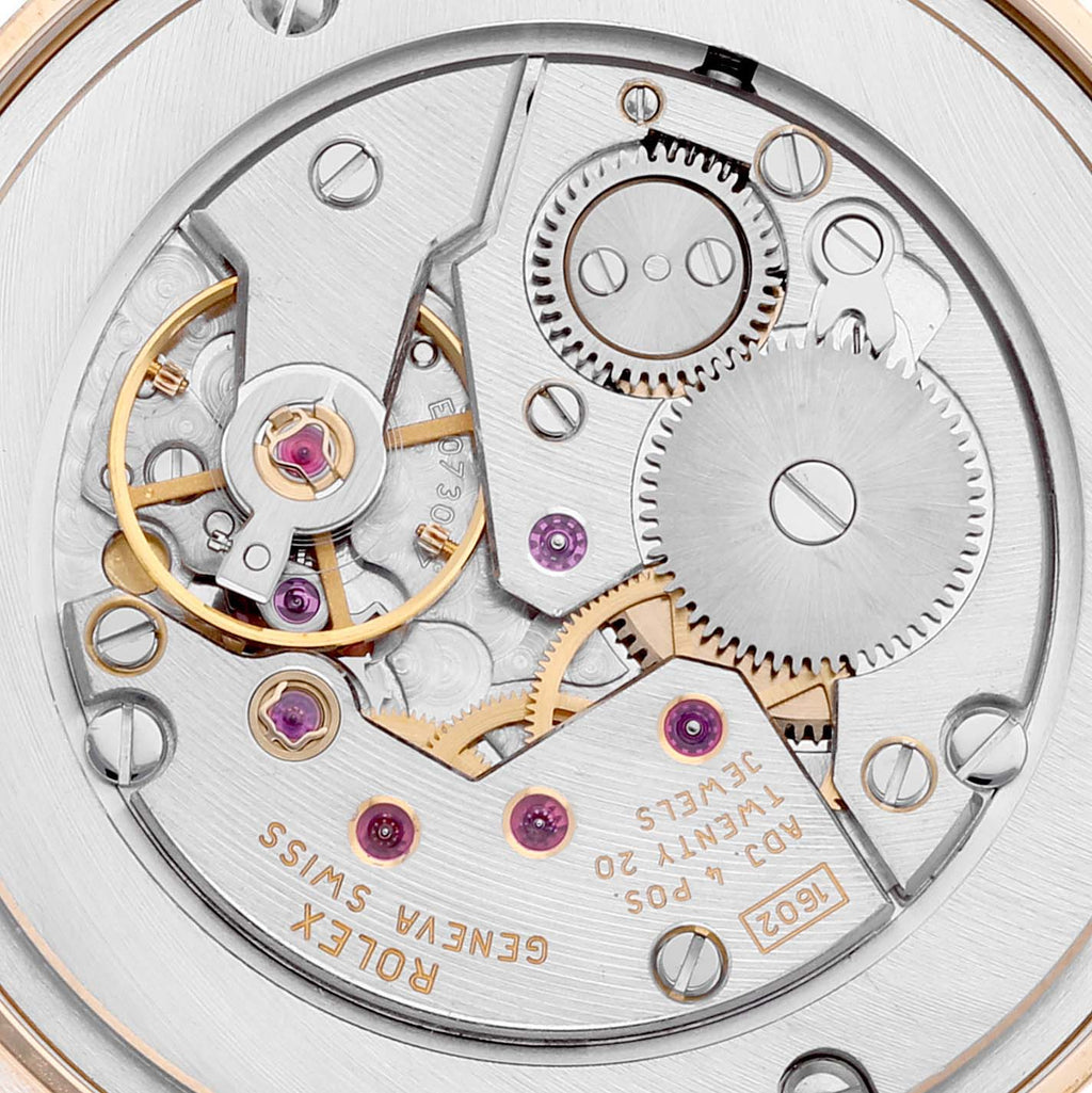 Rolex Cellini Classic Champagne Decorated Dial Mens Watch 5115 Box Card