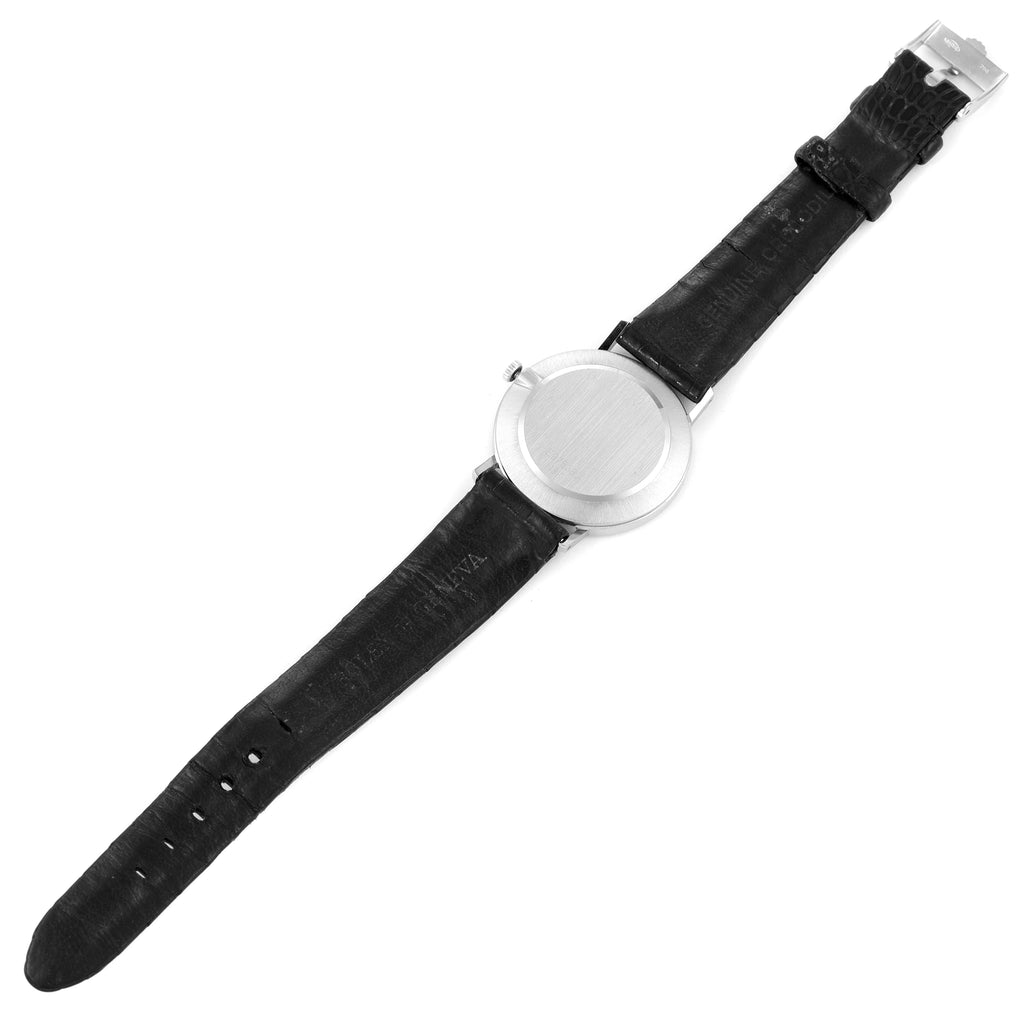Rolex Cellini Classic Mens 18k White Gold Roman Dial Watch 4112
