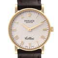 Rolex Cellini Classic Yellow Gold Anniversary Dial Mens Watch 5115 Box Card