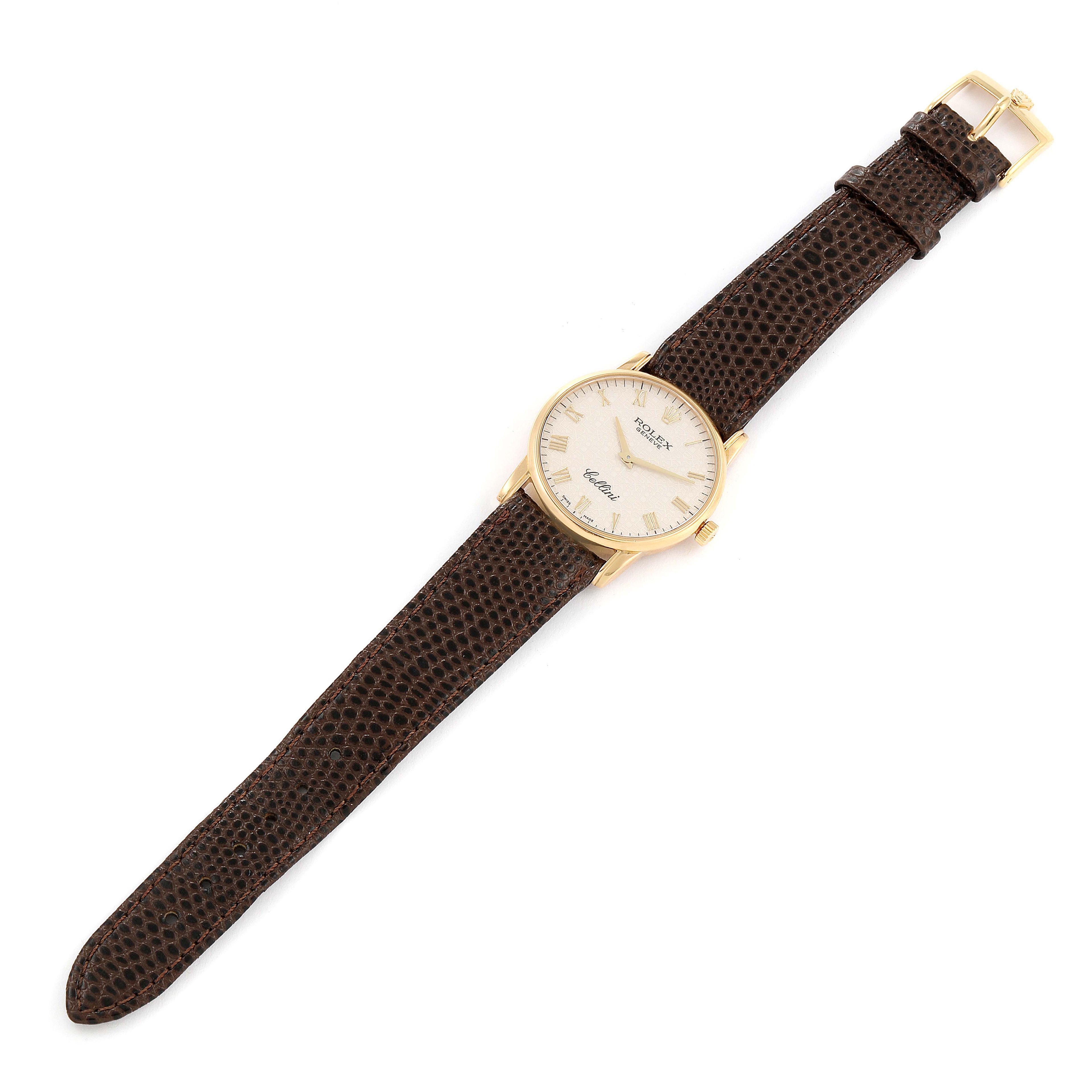 Rolex Cellini Classic Yellow Gold Anniversary Dial Unisex Watch 5116