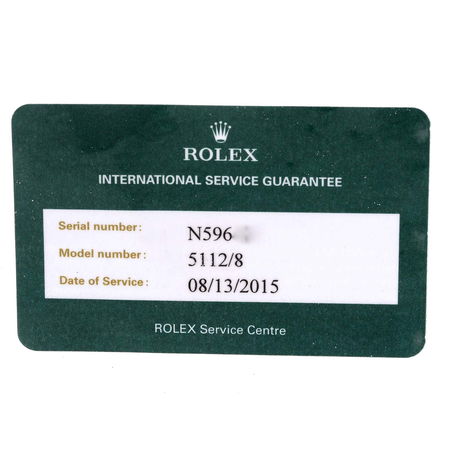 Rolex Cellini Classic Yellow Gold Anniversary Dial Watch 5112 Box Service Card