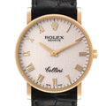 Rolex Cellini Classic Yellow Gold Anniversary Dial Watch 5115 Box Papers