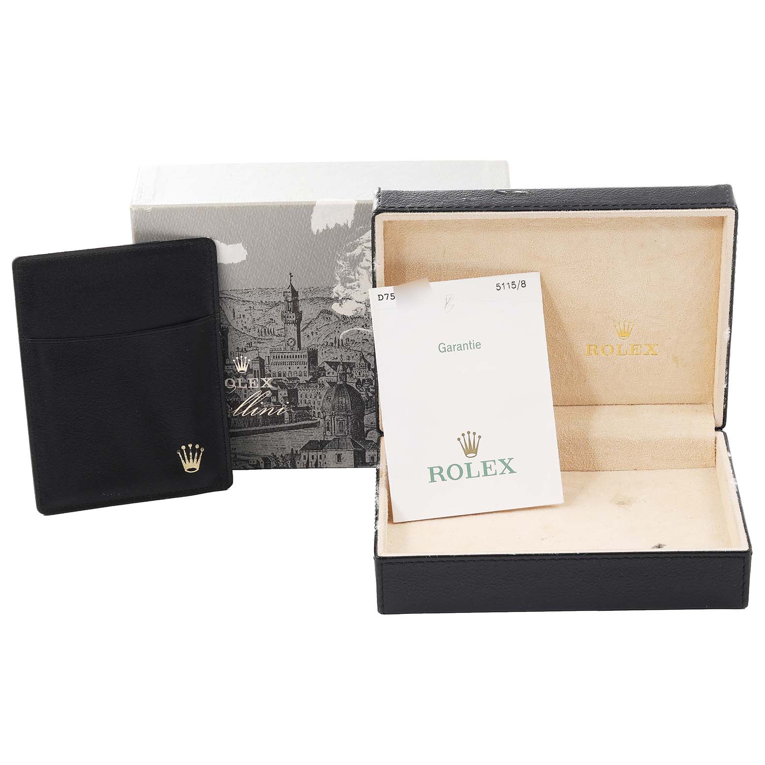 Rolex Cellini Classic Yellow Gold Anniversary Dial Watch 5115 Box Papers