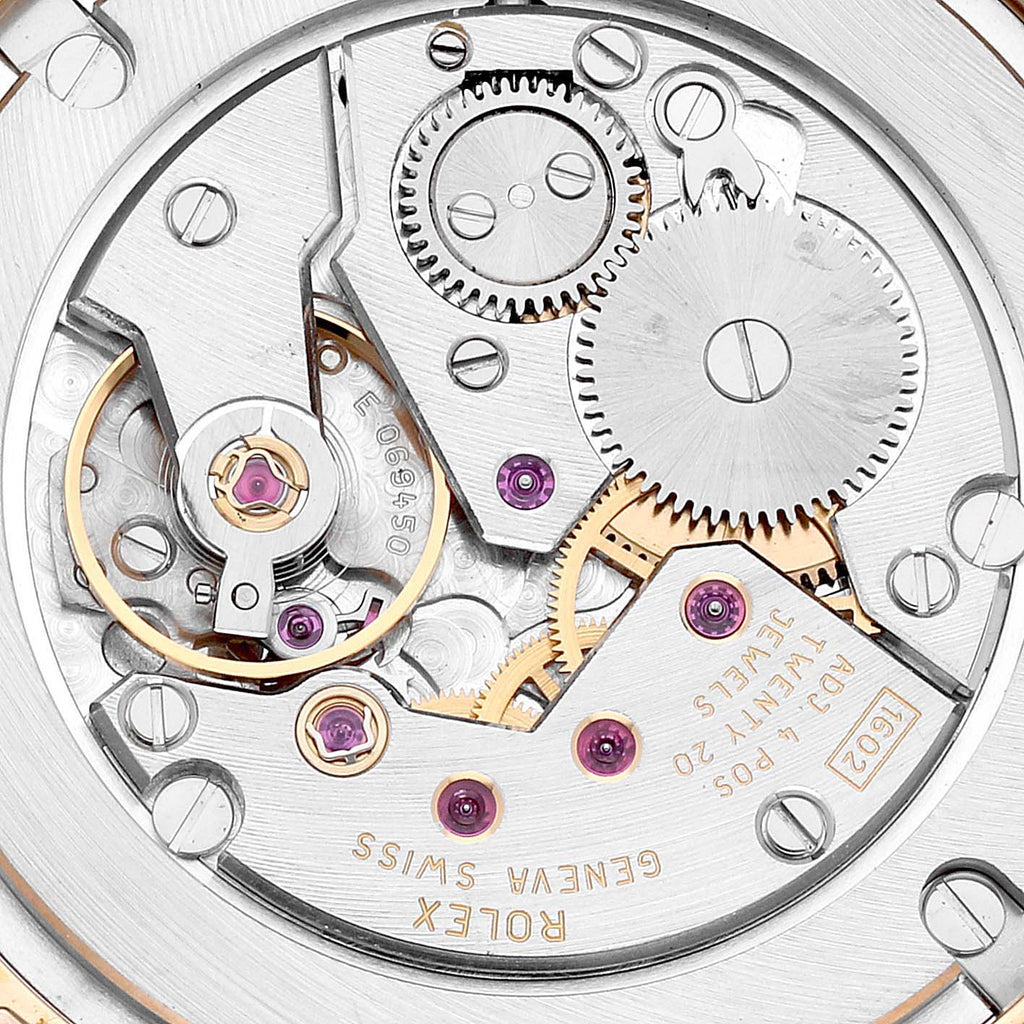 Rolex Cellini Classic Yellow Gold Ivory Anniversary Dial Watch 5115 Card