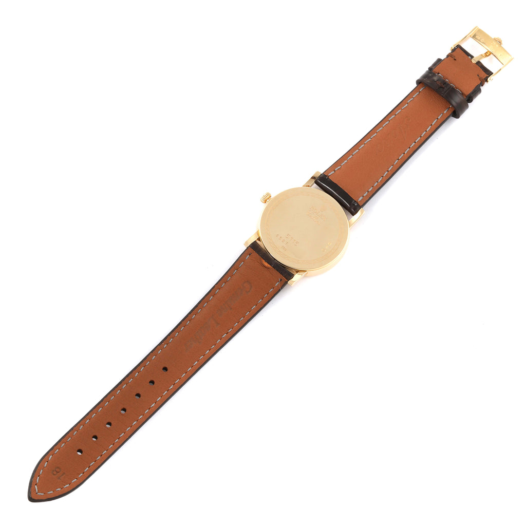 Rolex Cellini Classic Yellow Gold Ivory Anniversary Dial Watch 5115 Card