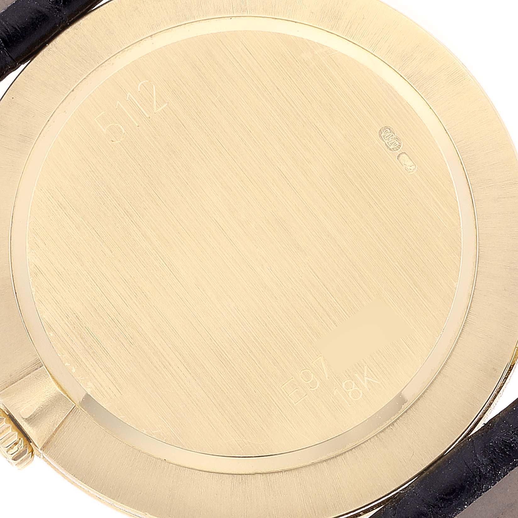Rolex Cellini Classic Yellow Gold MOP Diamond Dial Ladies Watch 5112