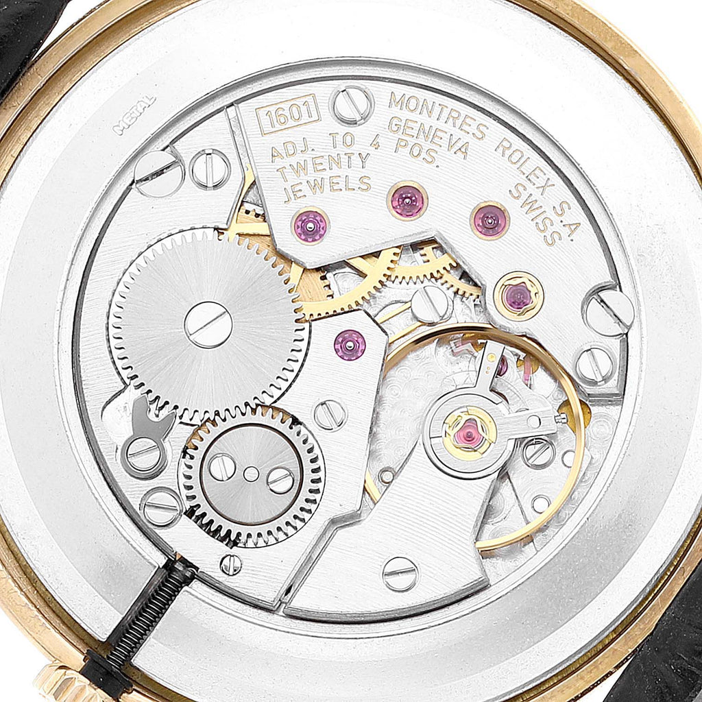 Rolex Cellini Classic Yellow Gold MOP Diamond Dial Ladies Watch 5112