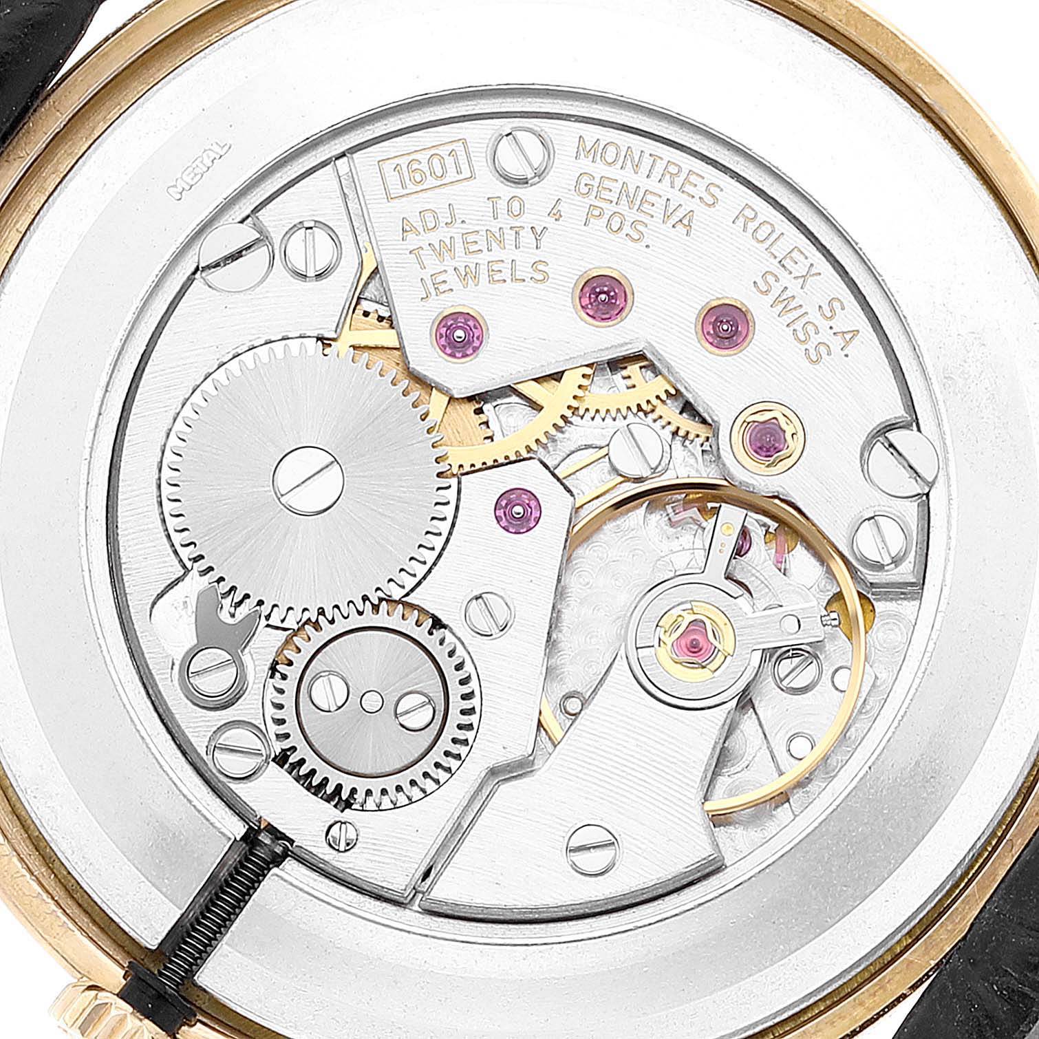 Rolex Cellini Classic Yellow Gold MOP Diamond Dial Ladies Watch 5112