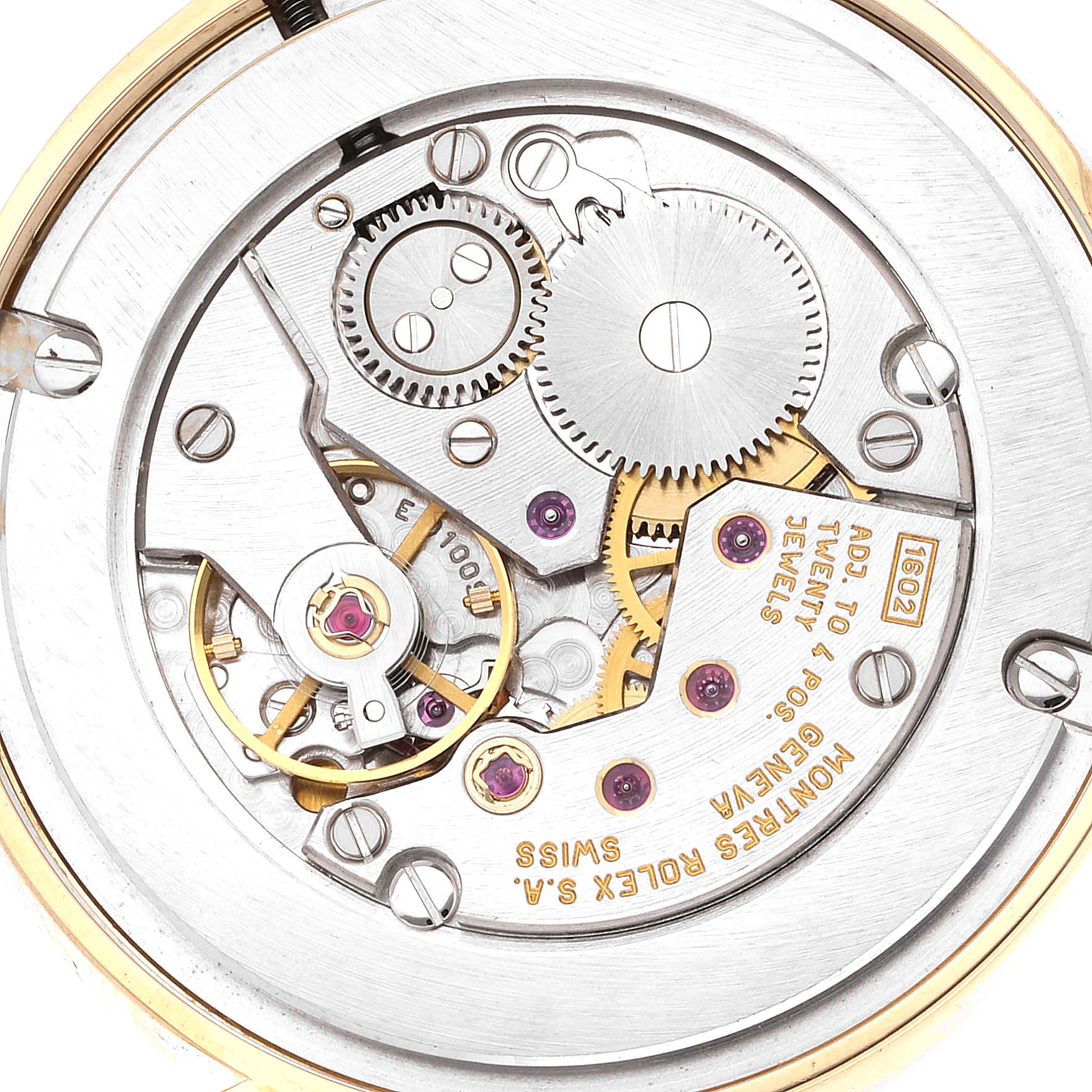 Rolex Cellini Classic Yellow Gold Mother of Pearl Dial Mens Watch 5116