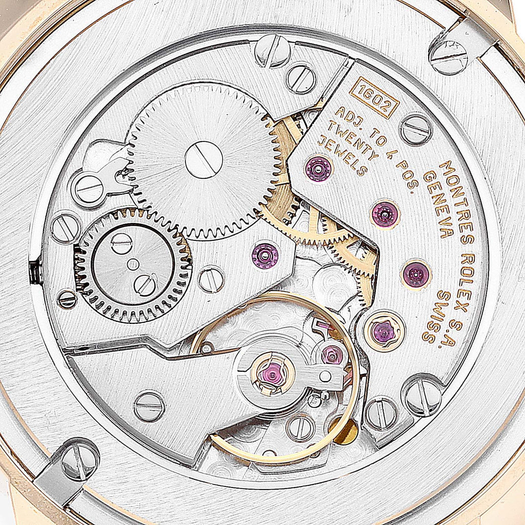 Rolex Cellini Classic Yellow Gold Mother of Pearl Dial Mens Watch 5116 Card