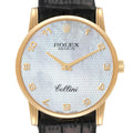 Rolex Cellini Classic Yellow Gold Mother of Pearl Dial Mens Watch 5116 Card
