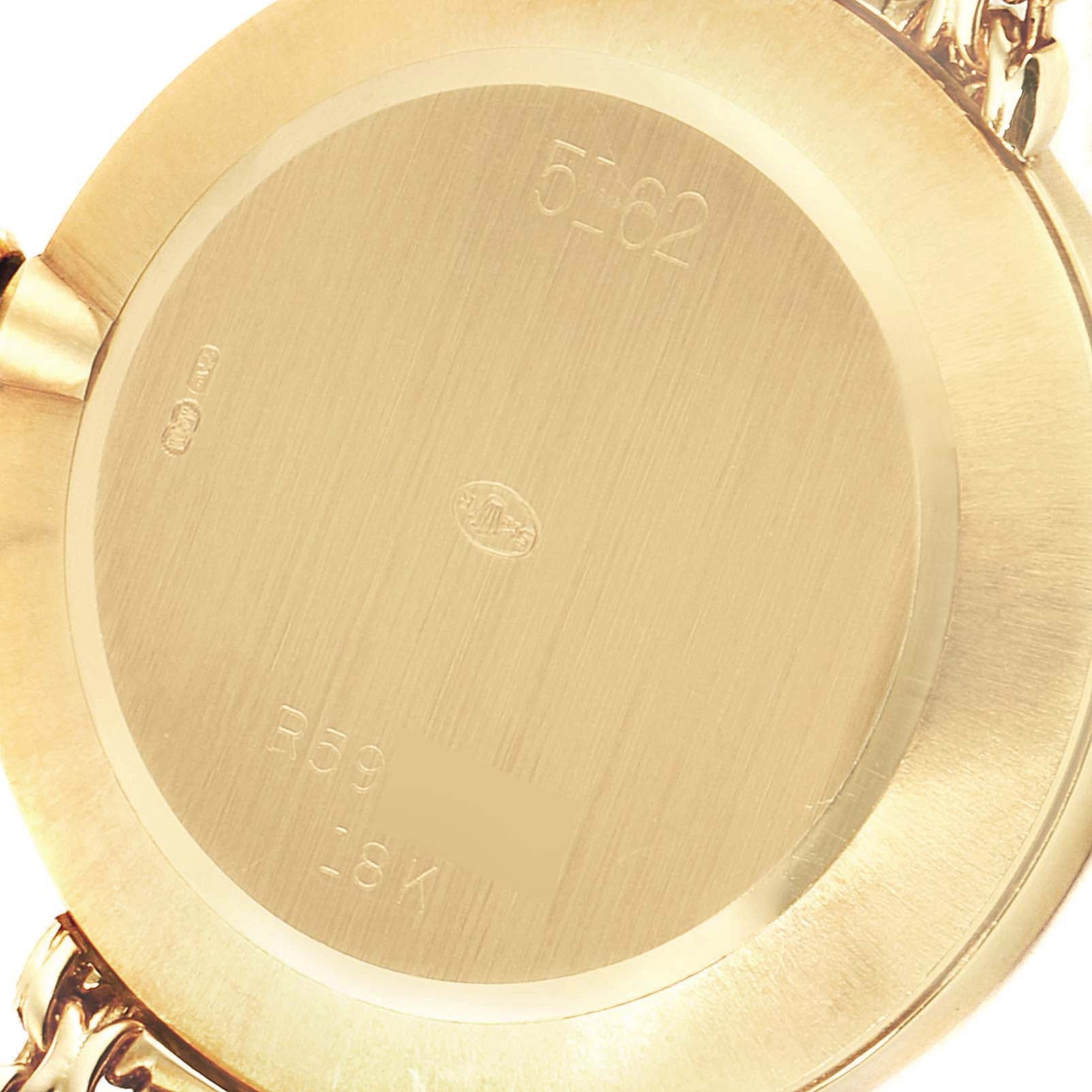 Rolex Cellini Classic Yellow Gold Mother of Pearl Dial Mens Watch 5162