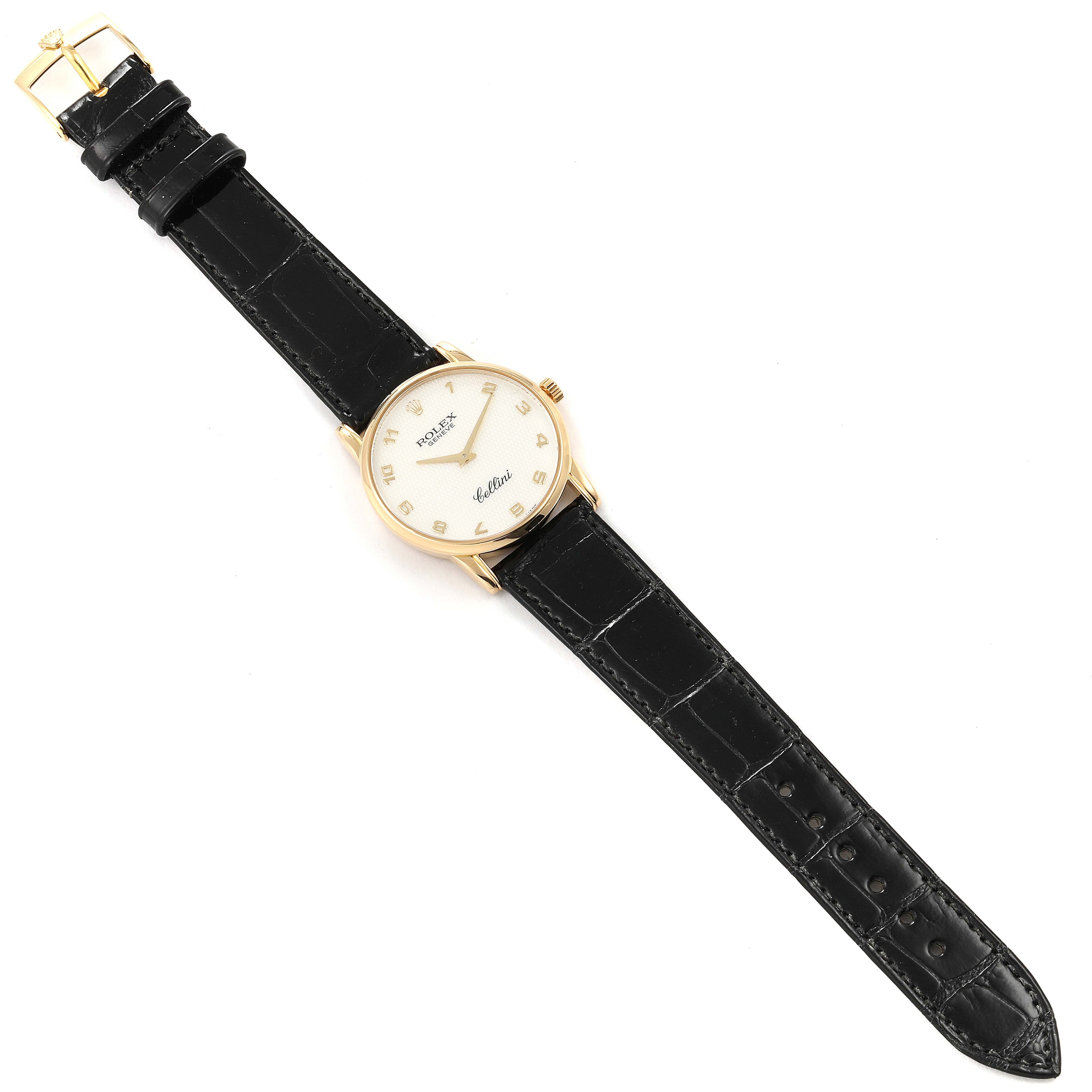 Rolex Cellini Classic Yellow Gold Mother of Pearl Dial Unisex Watch 5116