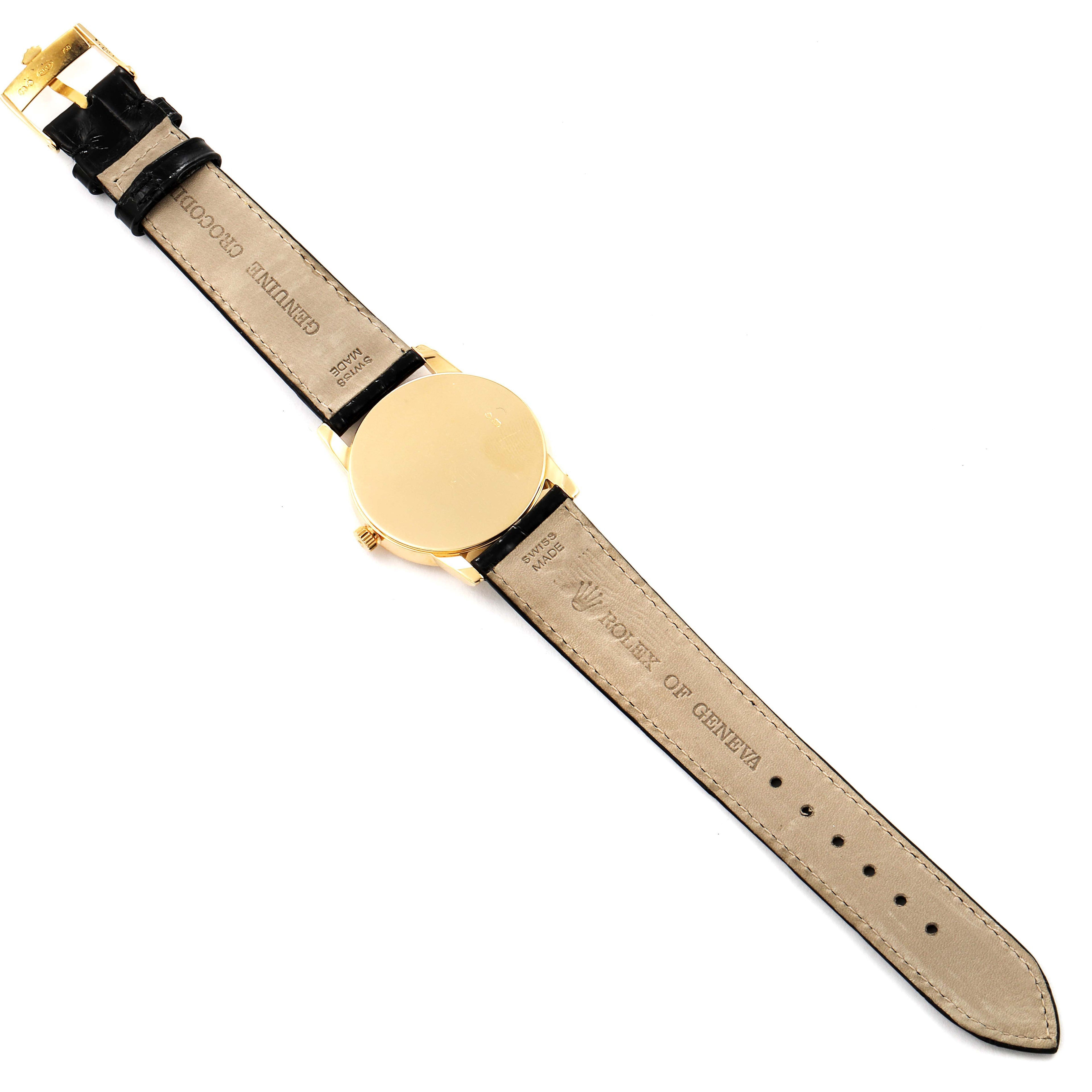 Rolex Cellini Classic Yellow Gold Mother of Pearl Dial Unisex Watch 5116