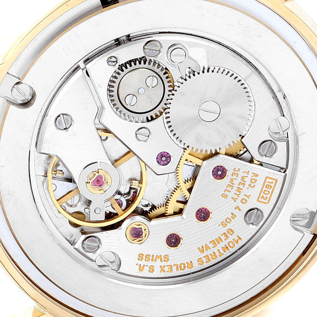 Rolex Cellini Classic Yellow Gold Mother of Pearl Dial Unisex Watch 5116