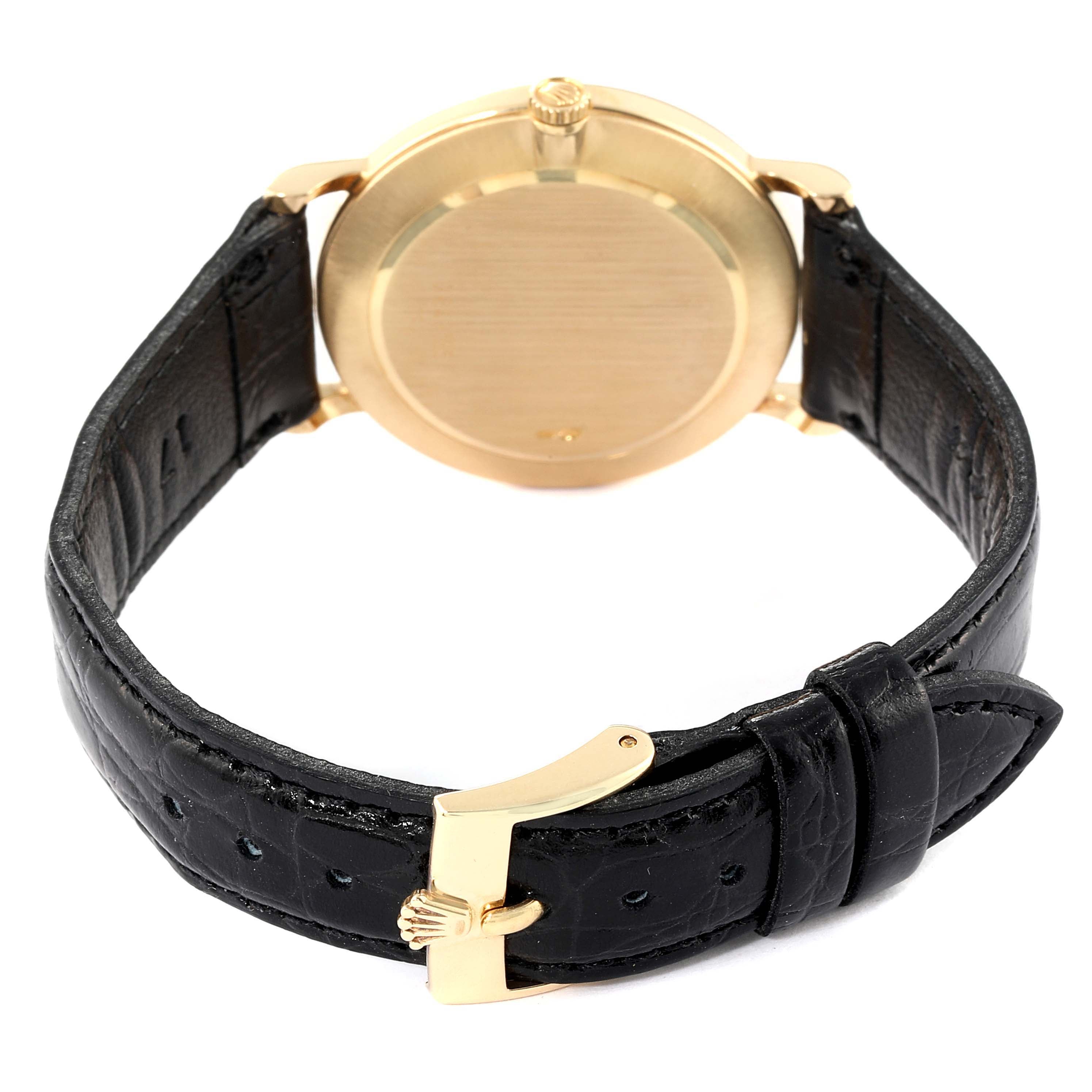Rolex Cellini Classic Yellow Gold Mother Of Pearl Dial Mens Watch 5112