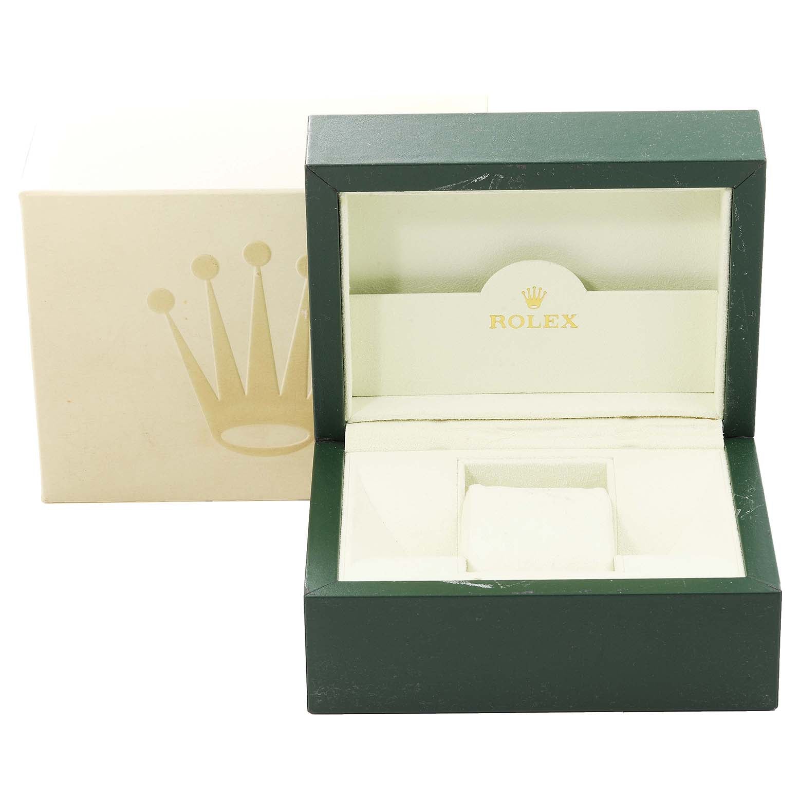 Rolex Cellini Danaos 18k White Gold Silver Dial Mens Watch 4243