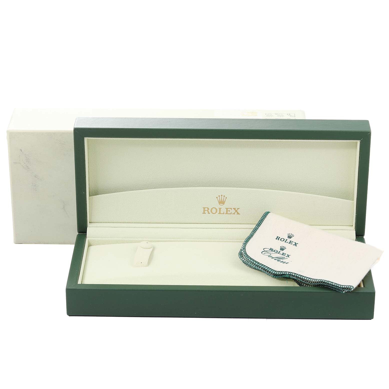 Rolex Cellini Danaos 18K White Rose Gold White Dial Mens Watch 4233