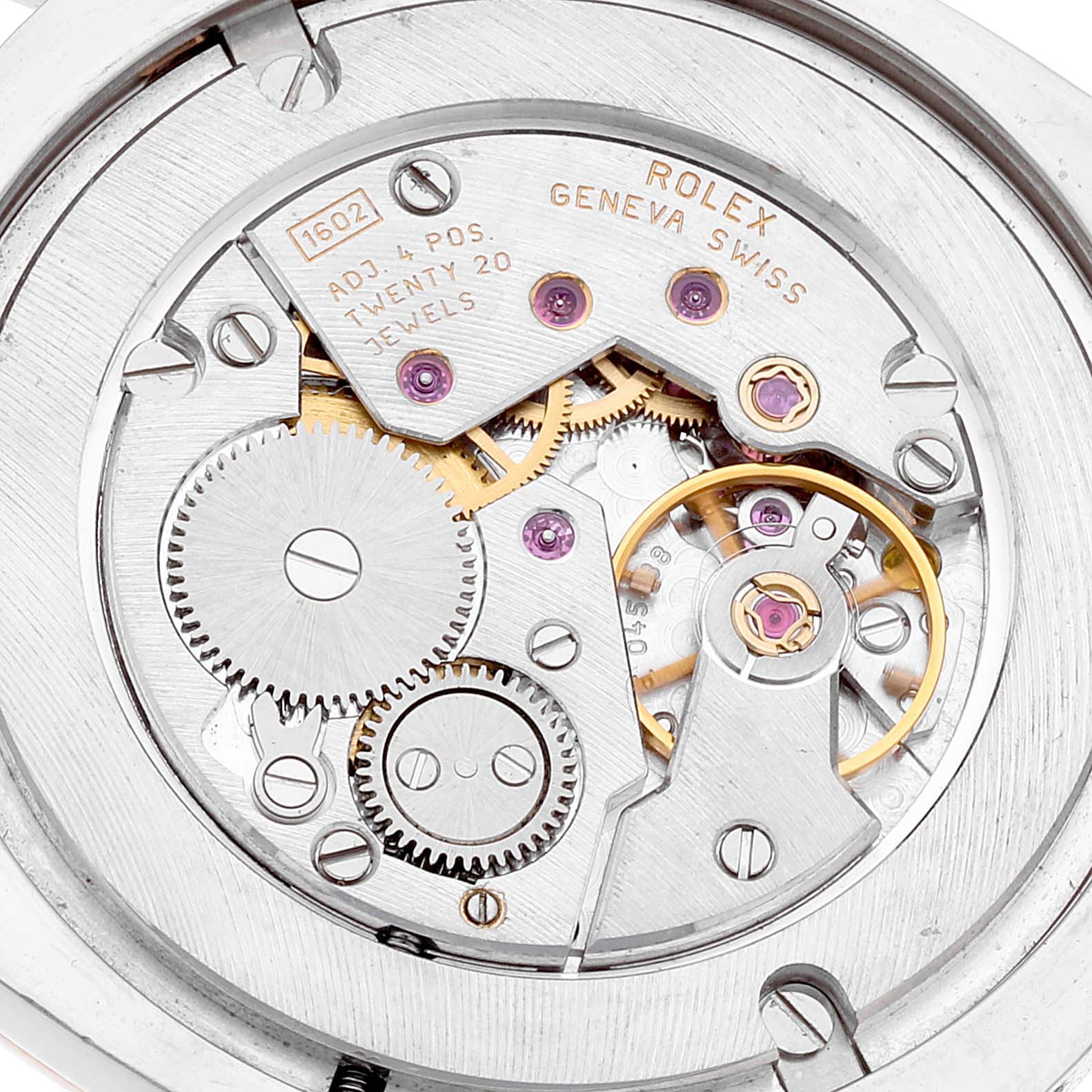 Rolex Cellini Danaos 18K White Rose Gold White Dial Mens Watch 4233