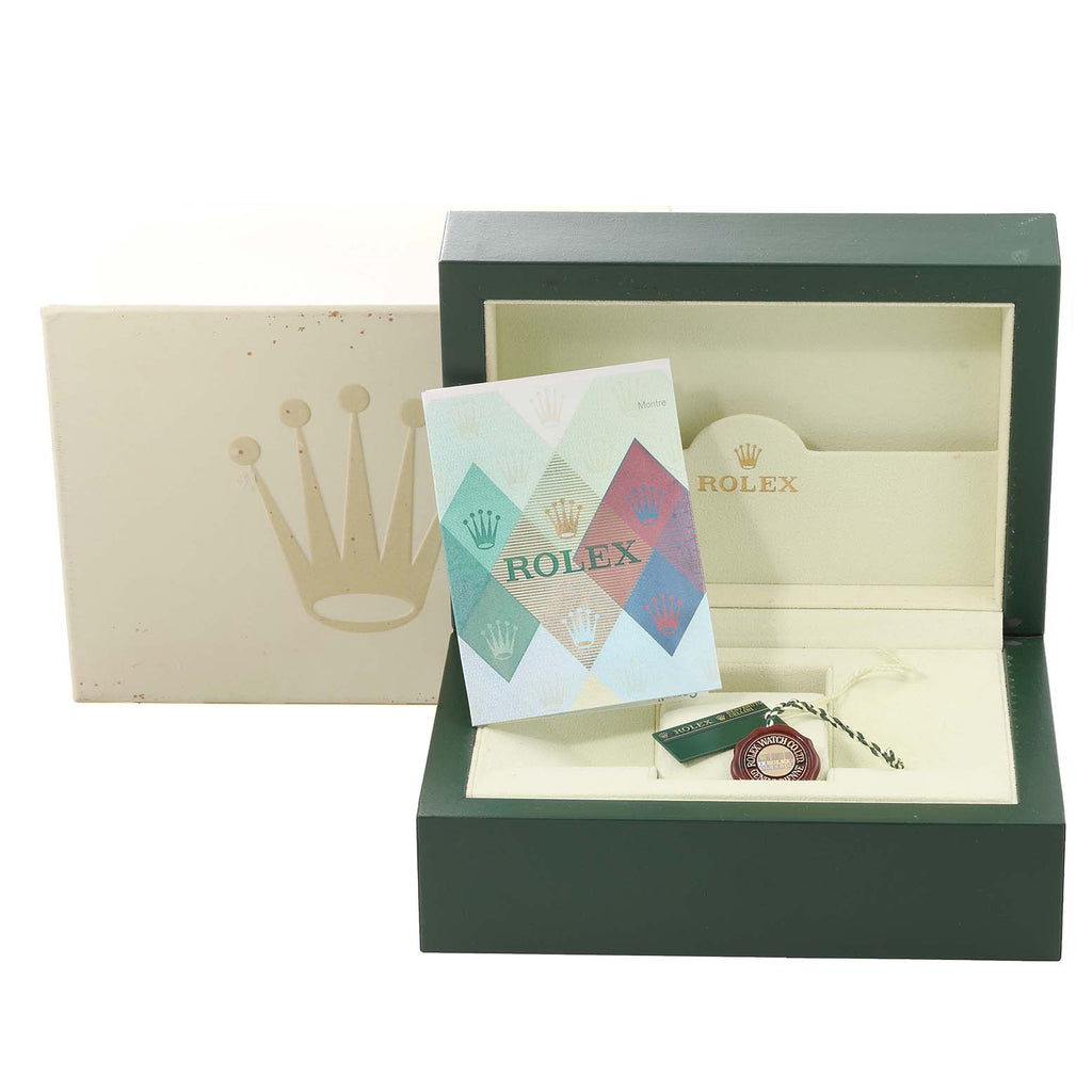 Rolex Cellini Danaos 18K White Rose Gold White Dial Mens Watch 4233 Box Papers