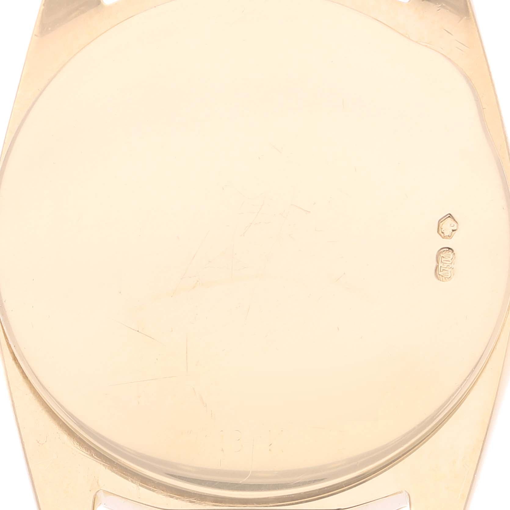Rolex Cellini Danaos 18K Yellow Gold White Dial Ladies Watch 6229