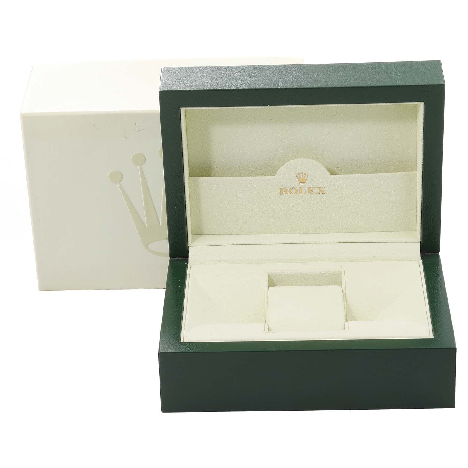 Rolex Cellini Danaos White Gold Rose Gold Black Dial Mens Watch 4243