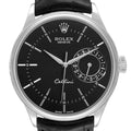 Rolex Cellini Date 18K White Gold Automatic Mens Watch 50519 Box Card