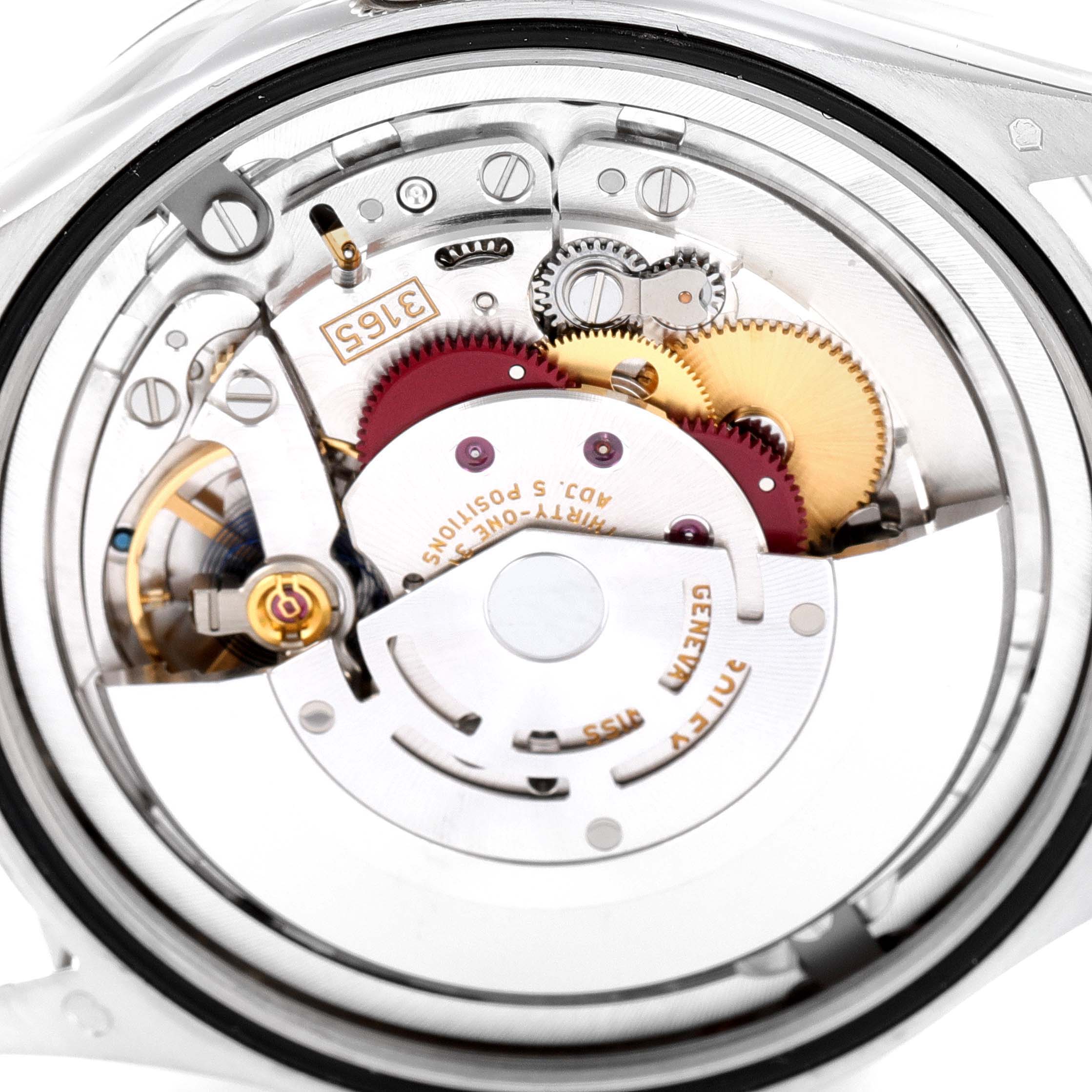 Rolex Cellini Date 18K White Gold Blue Dial Mens Watch 50519