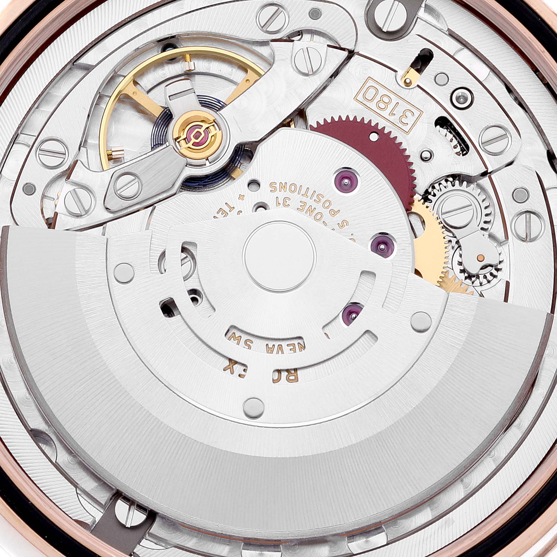 Rolex Cellini Dual Time Everose Rose Gold Automatic Mens Watch 50525 Box Card