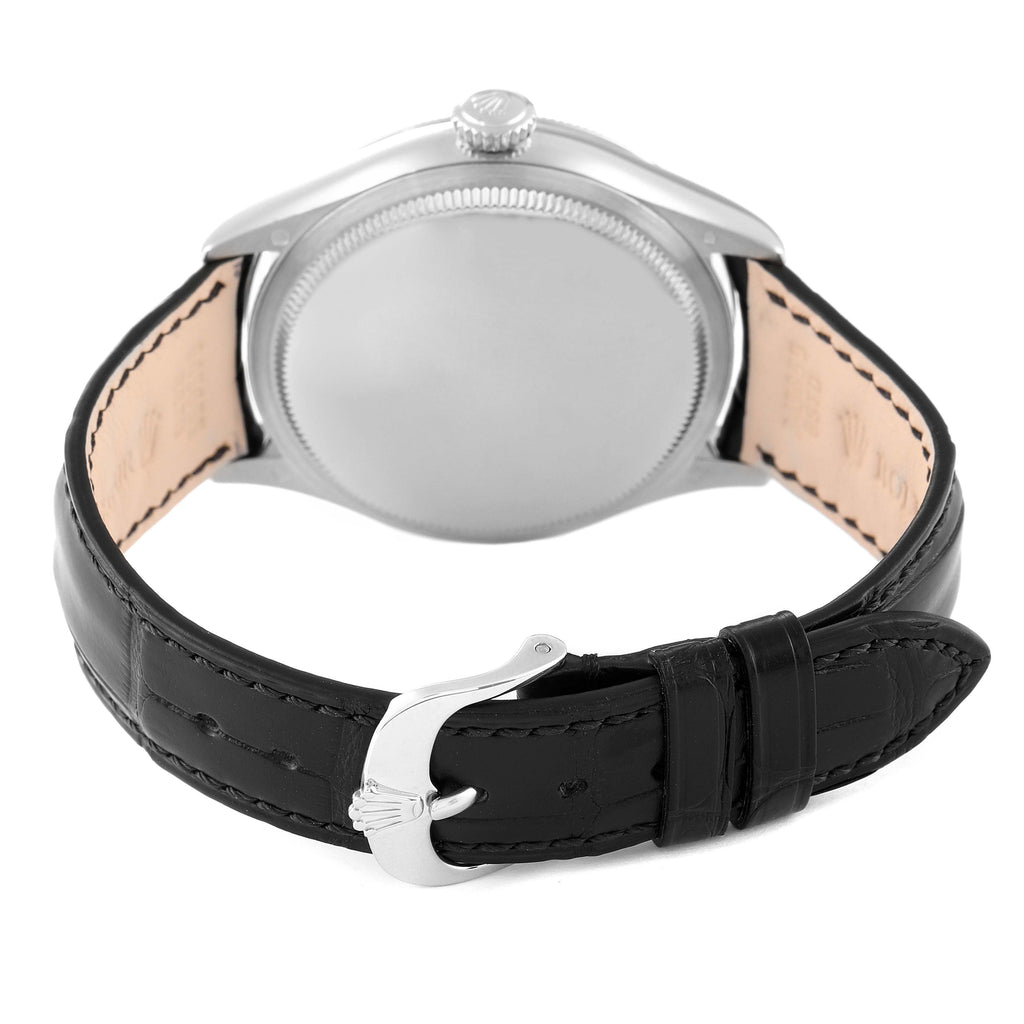 Rolex Cellini  Time White Gold Automatic Mens Watch 50509 Box Card