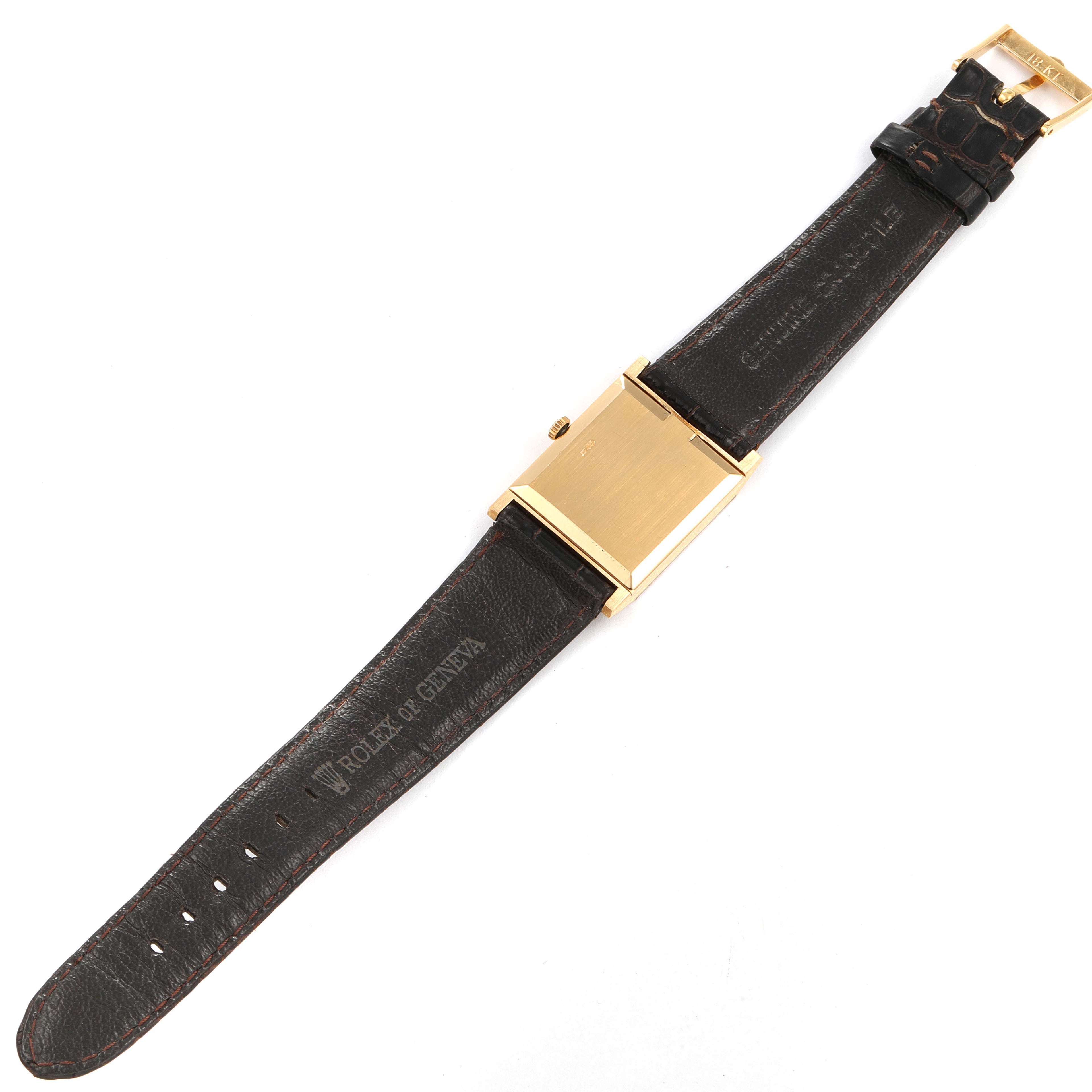 Rolex Cellini Classic Yellow Gold Champagne Dial Vintage Mens Watch 4312