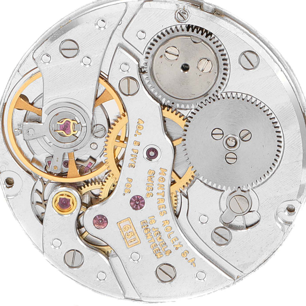 Rolex Cellini Classic Yellow Gold Champagne Dial Vintage Mens Watch 4312