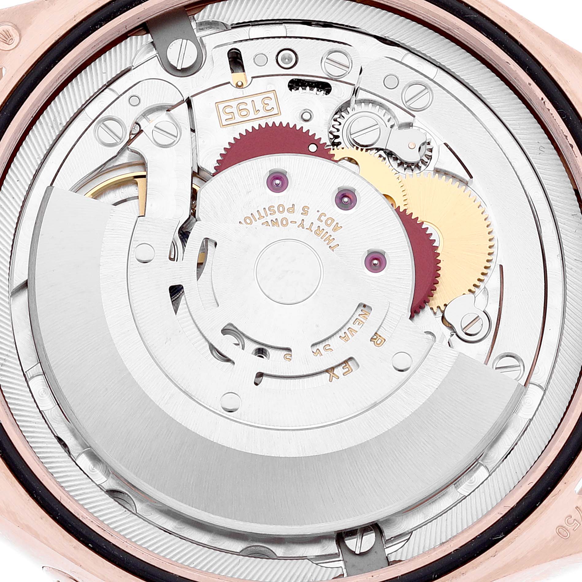 Rolex Cellini Moonphase Everose Gold Automatic Mens Watch 50535