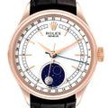 Rolex Cellini Moonphase Rose Gold Automatic Mens Watch 50535