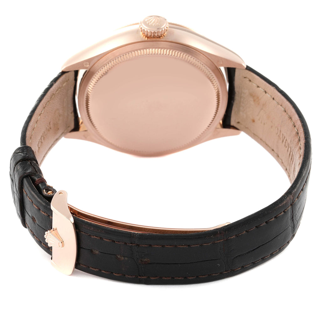 Rolex Cellini Moonphase Rose Gold Automatic Mens Watch 50535