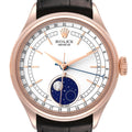 Rolex Cellini Moonphase Everose Gold Automatic Mens Watch 50535 Box Card