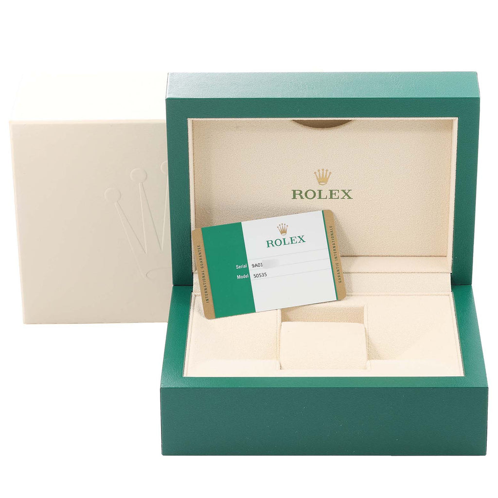 Rolex Cellini Moonphase Everose Gold Automatic Mens Watch 50535 Box Card