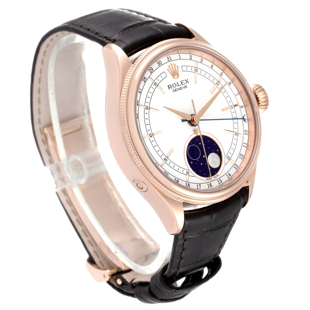 Rolex Cellini Moonphase Everose Gold Automatic Mens Watch 50535 Unworn
