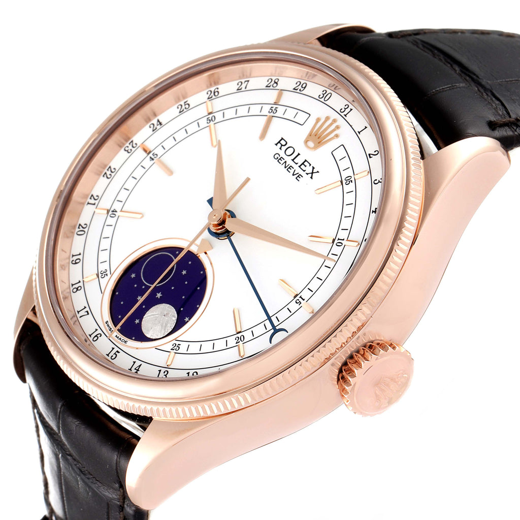 Rolex Cellini Moonphase Everose Gold Automatic Mens Watch 50535 Unworn