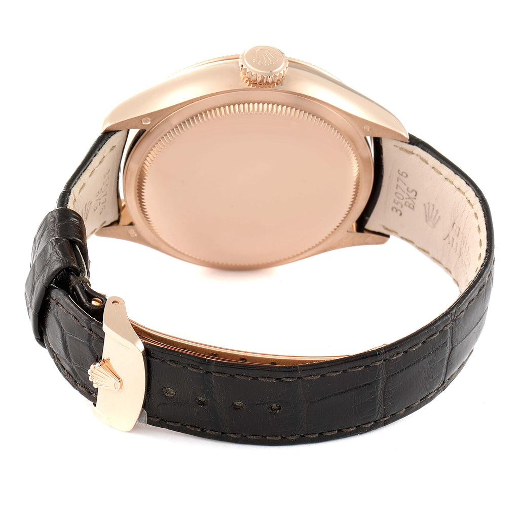 Rolex Cellini Moonphase Everose Gold Automatic Mens Watch 50535 Unworn