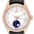 Rolex Cellini Moonphase Everose Gold Automatic Mens Watch 50535 Unworn