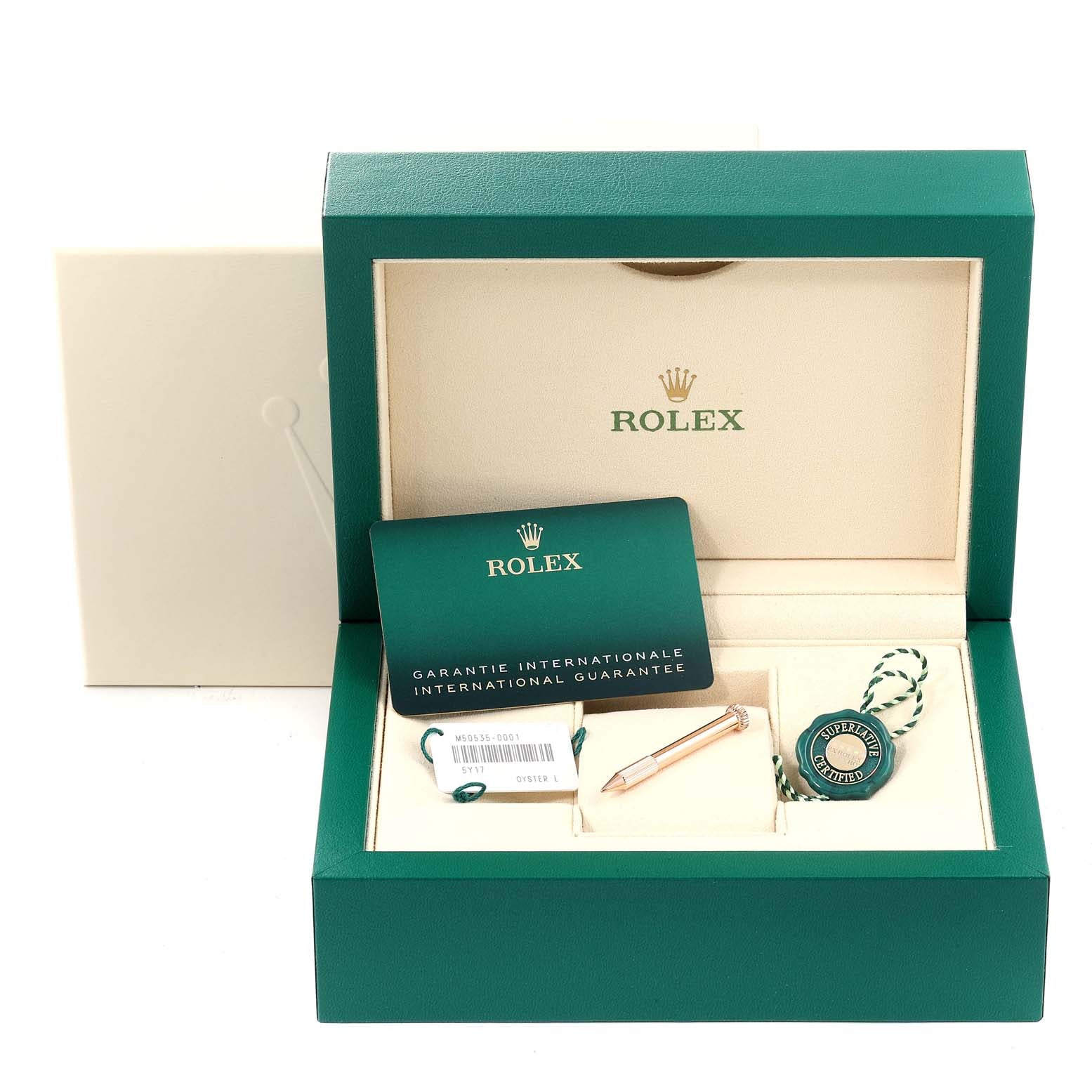 Rolex Cellini Moonphase Everose Gold Automatic Mens Watch 50535 Unworn