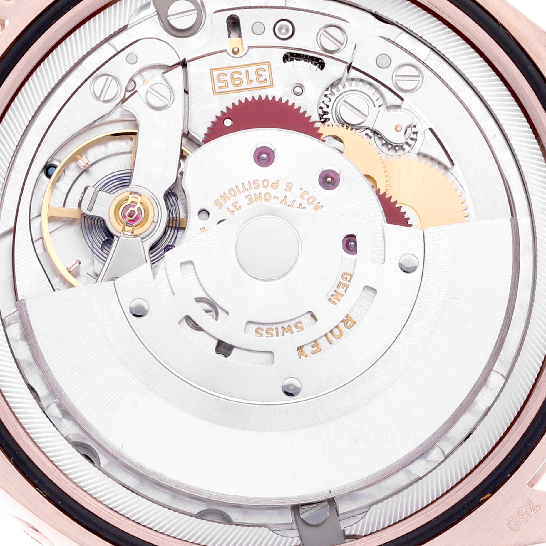 Rolex Cellini Moonphase Everose Gold White Dial Automatic Mens Watch 50535