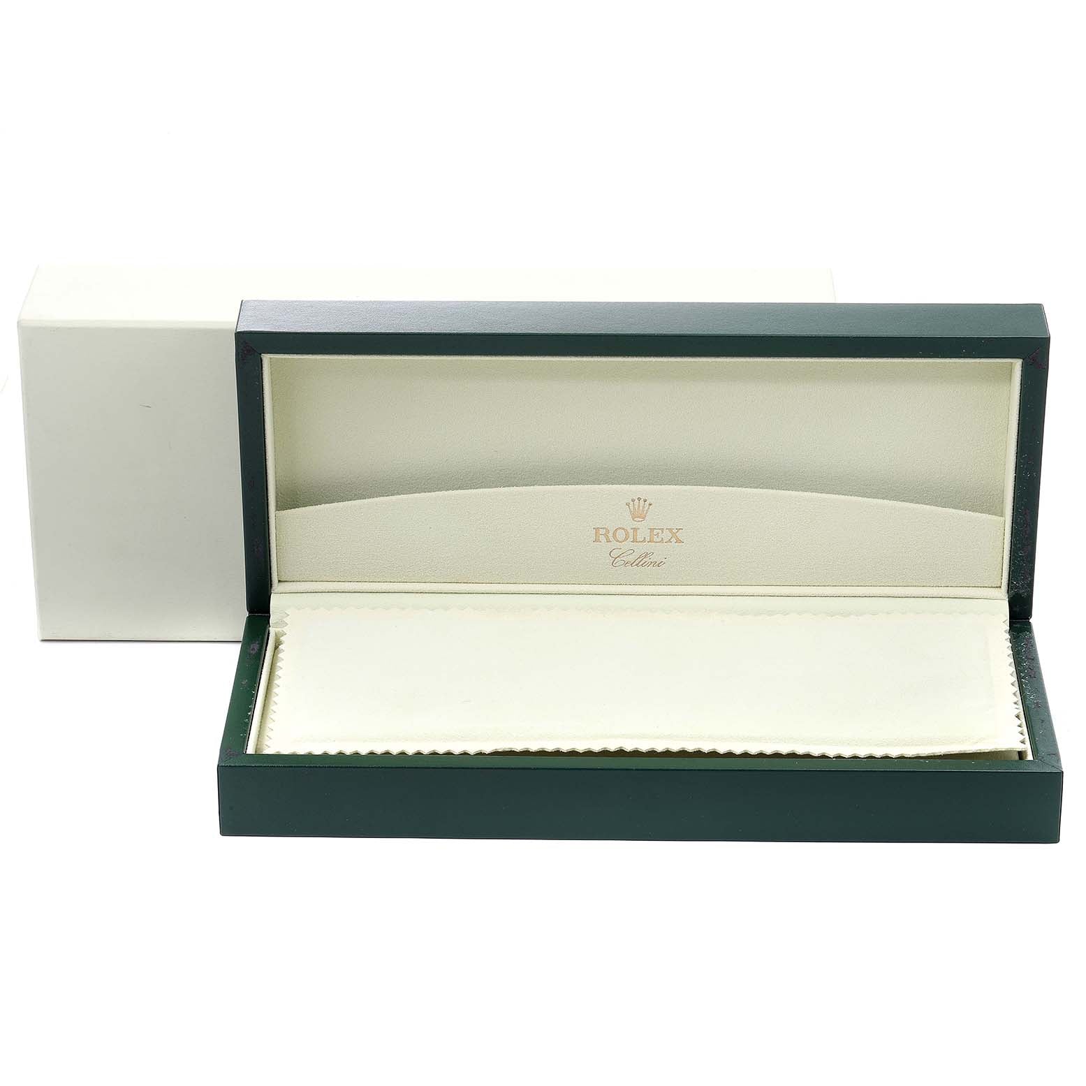 Rolex Cellini Orchid White Gold Diamond Ladies Watch 6201