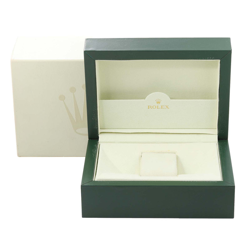Rolex Cellini Prince 18k White Gold Silver Diamond Dial Mens Watch 5441
