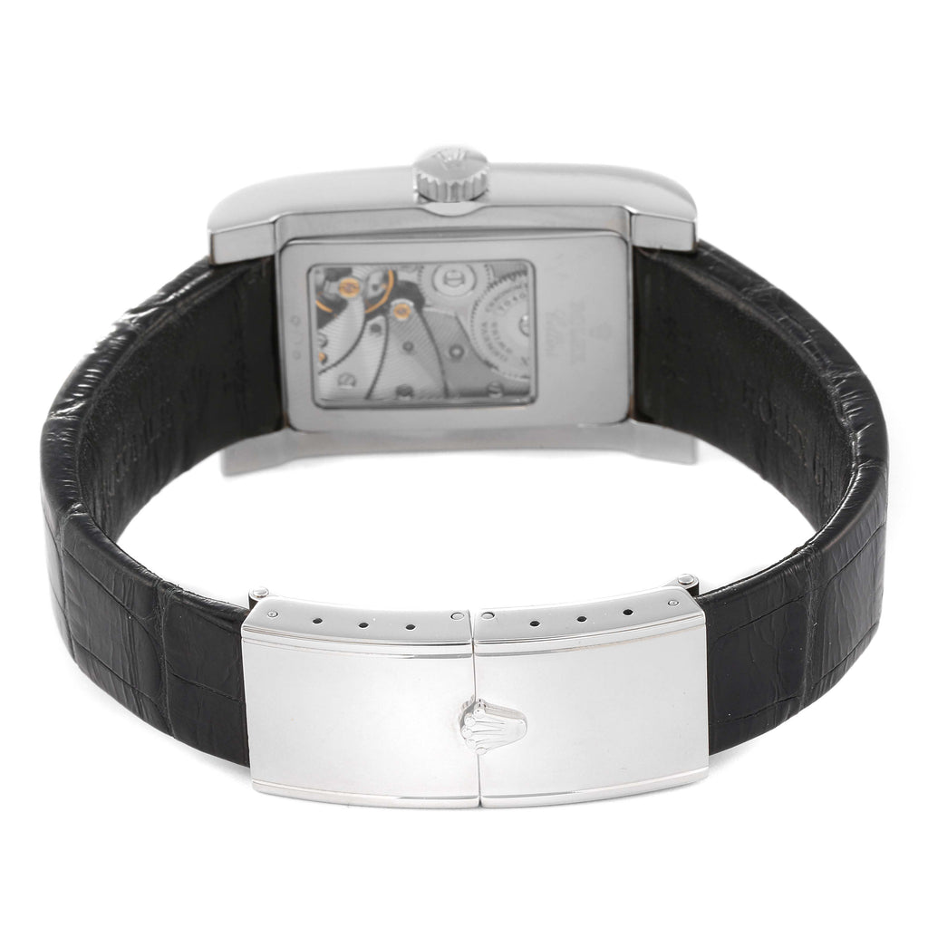 Rolex Cellini Prince White Gold Silver Dial Mens Watch 5441 Box Papers