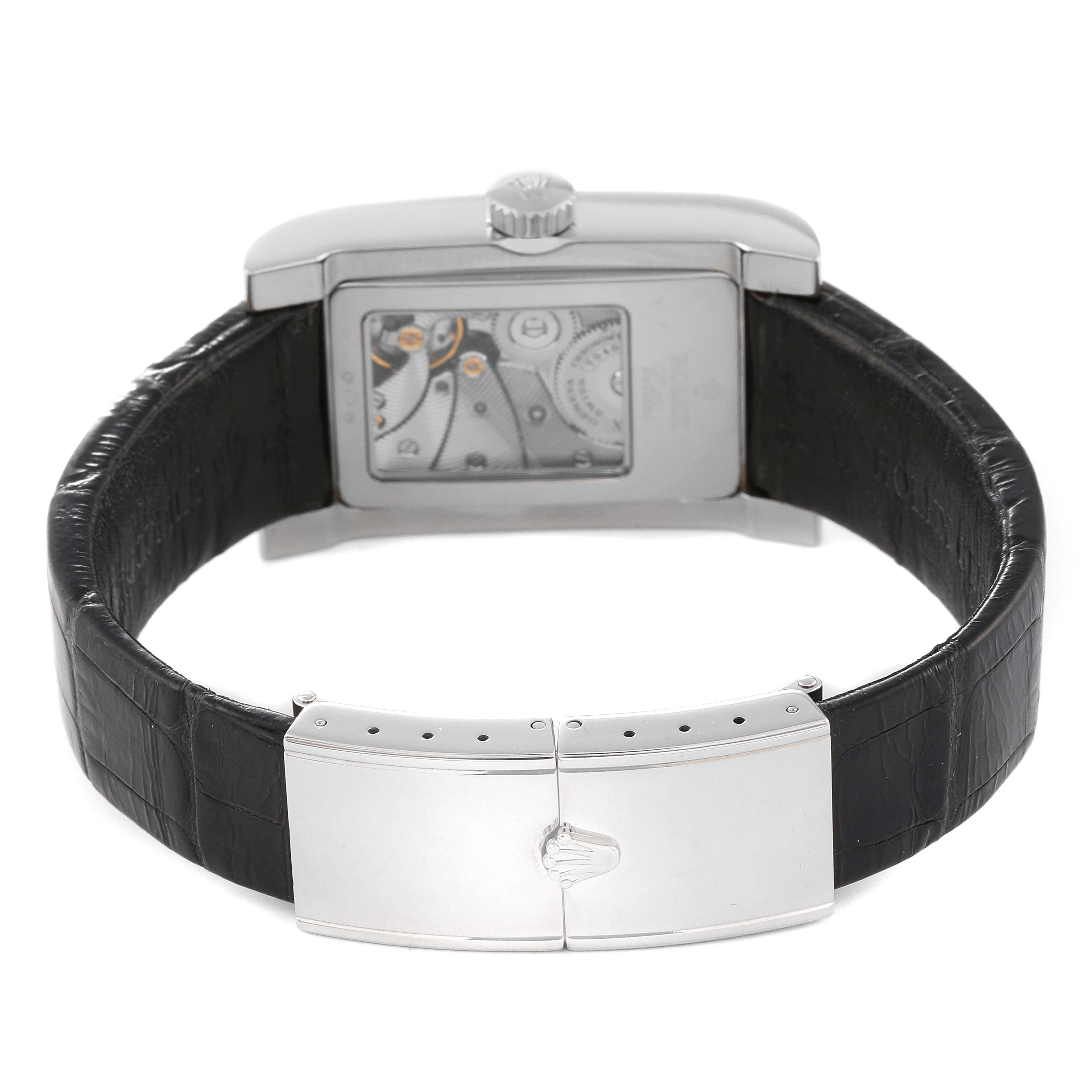 Rolex Cellini Prince White Gold Silver Dial Mens Watch 5441 Box Papers